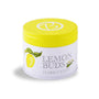 3.5oz Lemon Buds in a white container with yellow lid, evoking fresh lemonade. Perfect for custom gifting from Celebratopia.