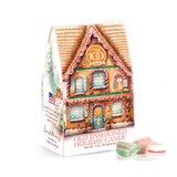 Old Fashioned Holiday Buds Candy - Gift Box featuring a candy box with house imagery, ideal for gifting with nostalgic yuletide flavors.