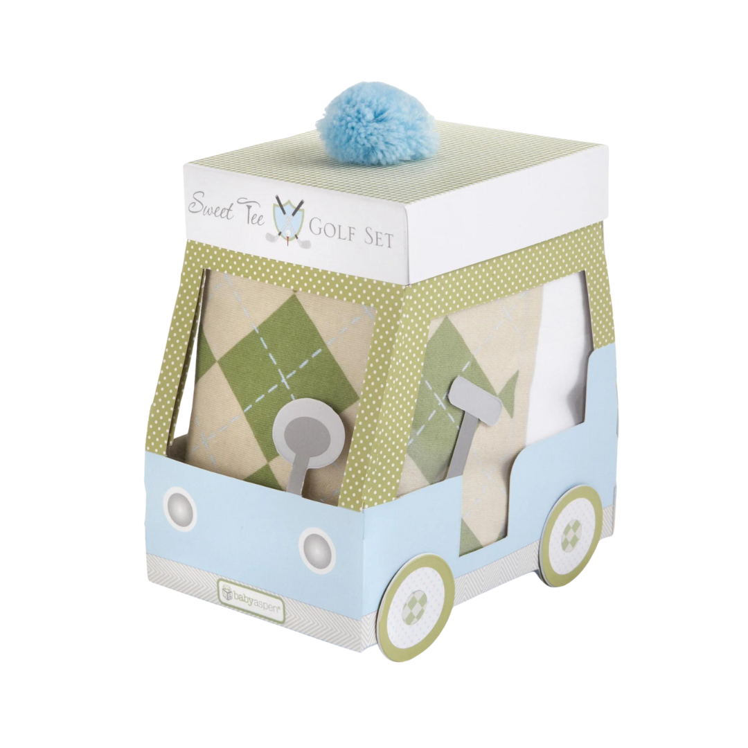 golf cart gift box for baby golf layette set