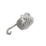 Turbo Mouse Catnip Toy, a durable grey crocheted mouse filled with organic catnip and silver vine, ideal for playful cats of all sizes.